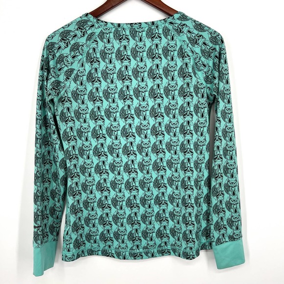 The North Face Womens Fox Base Layer Stretchy Blouse Shirt Top Skiing Snow Cozy - Picture 10 of 10